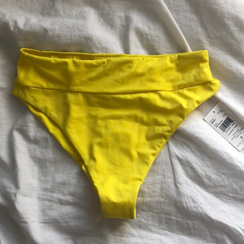 RVCA Yellow Swim Bottoms